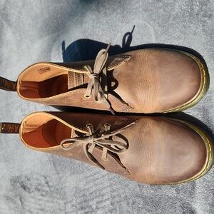 Dr Martens Sussex Brown Leather Chukka Boots Size 7 Mens 8 Womens